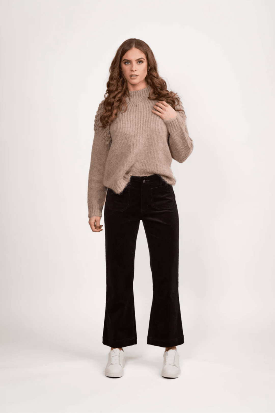 Daily Cord Pant - Black - VA5 - Pizazz BoutiqueVassalli