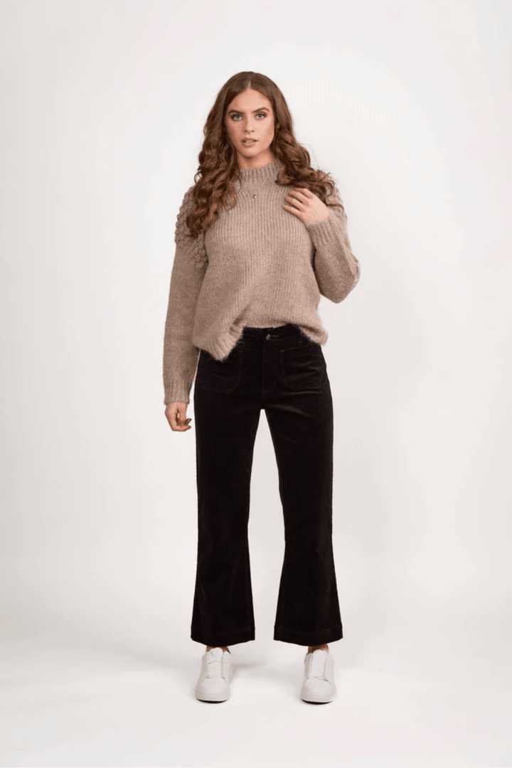 Daily Cord Pant - Black - VA5 - Pizazz BoutiqueVassalli