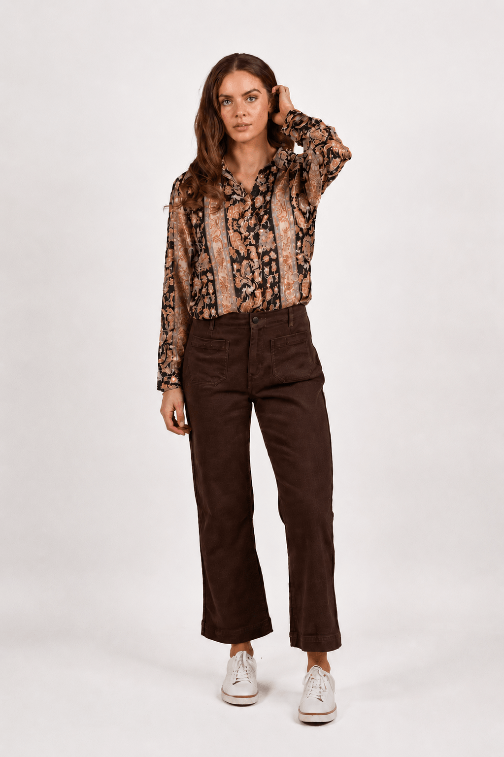 Daily Cord Pant - Chocolate - VA5 - Pizazz BoutiqueVassalli