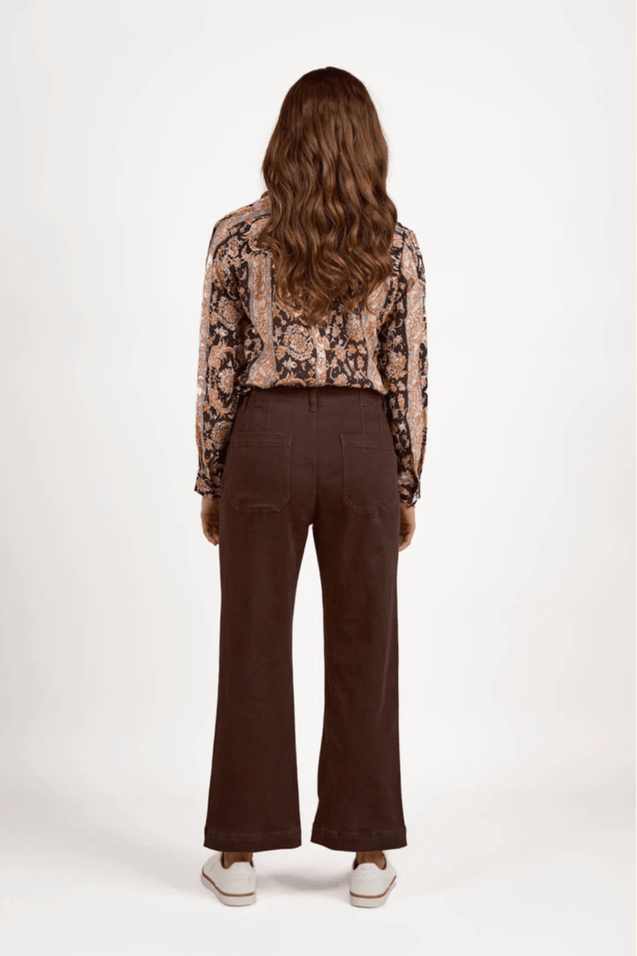 Daily Cord Pant - Chocolate - VA5 - Pizazz BoutiqueVassalli