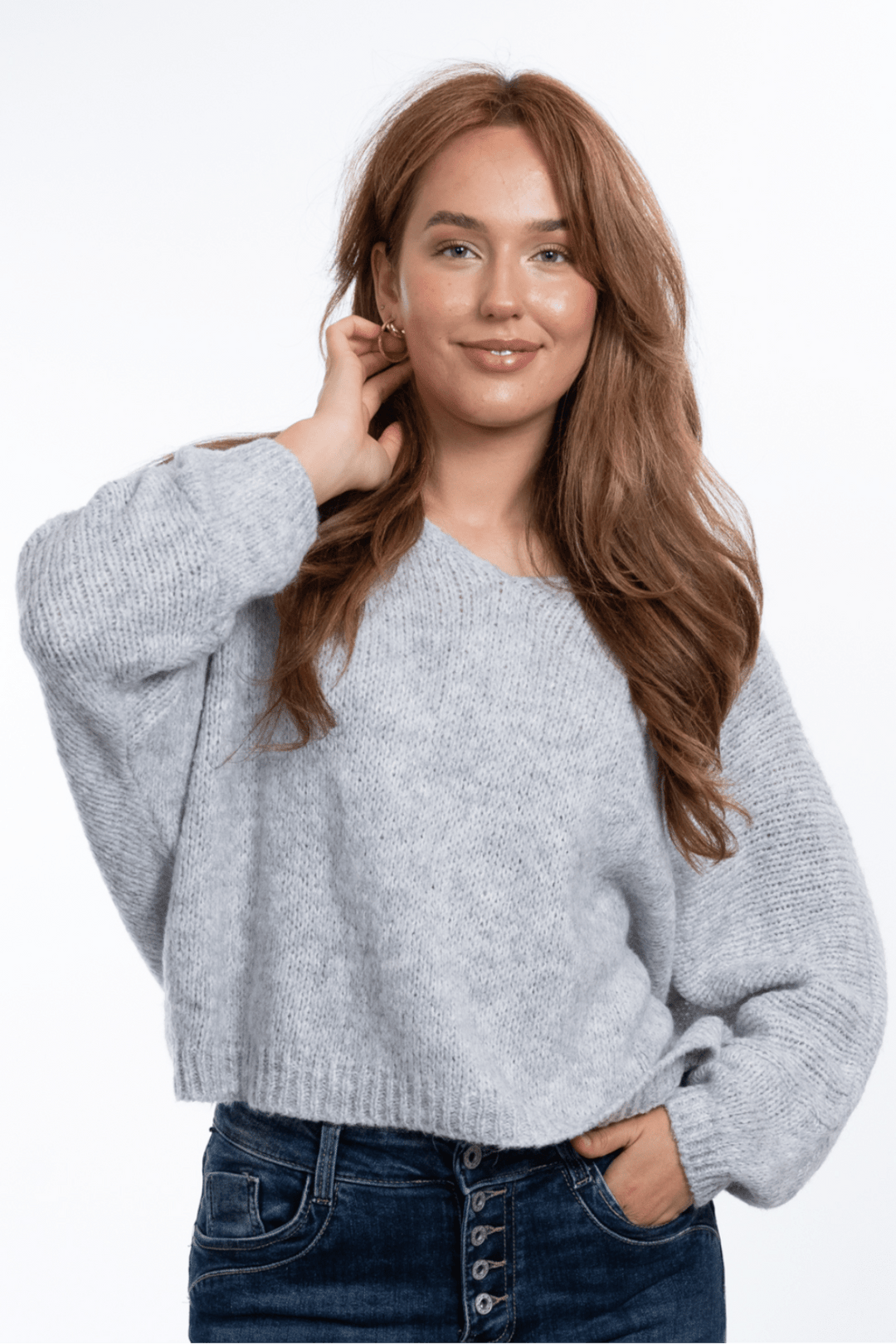 Daria Jumper - Grey - IC32 - Pizazz BoutiqueThe Italian Cartel