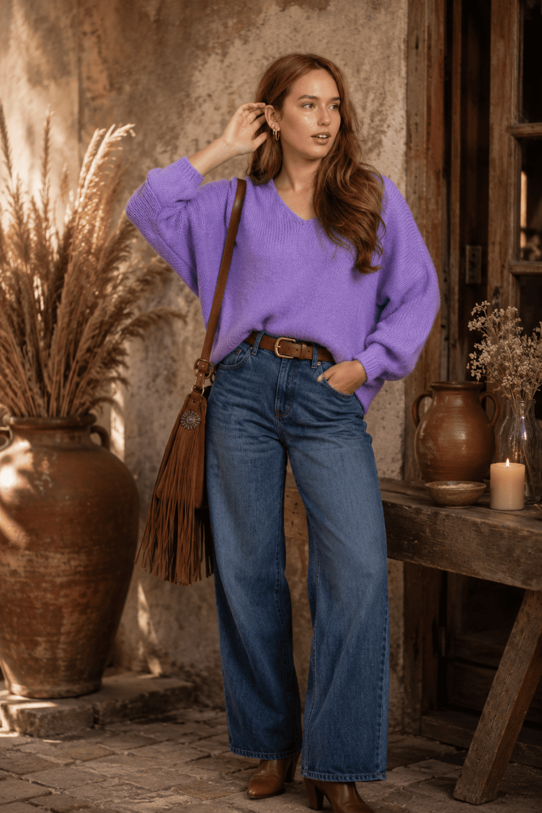 Daria Jumper - Lavender - IC32 - Pizazz BoutiqueThe Italian Cartel