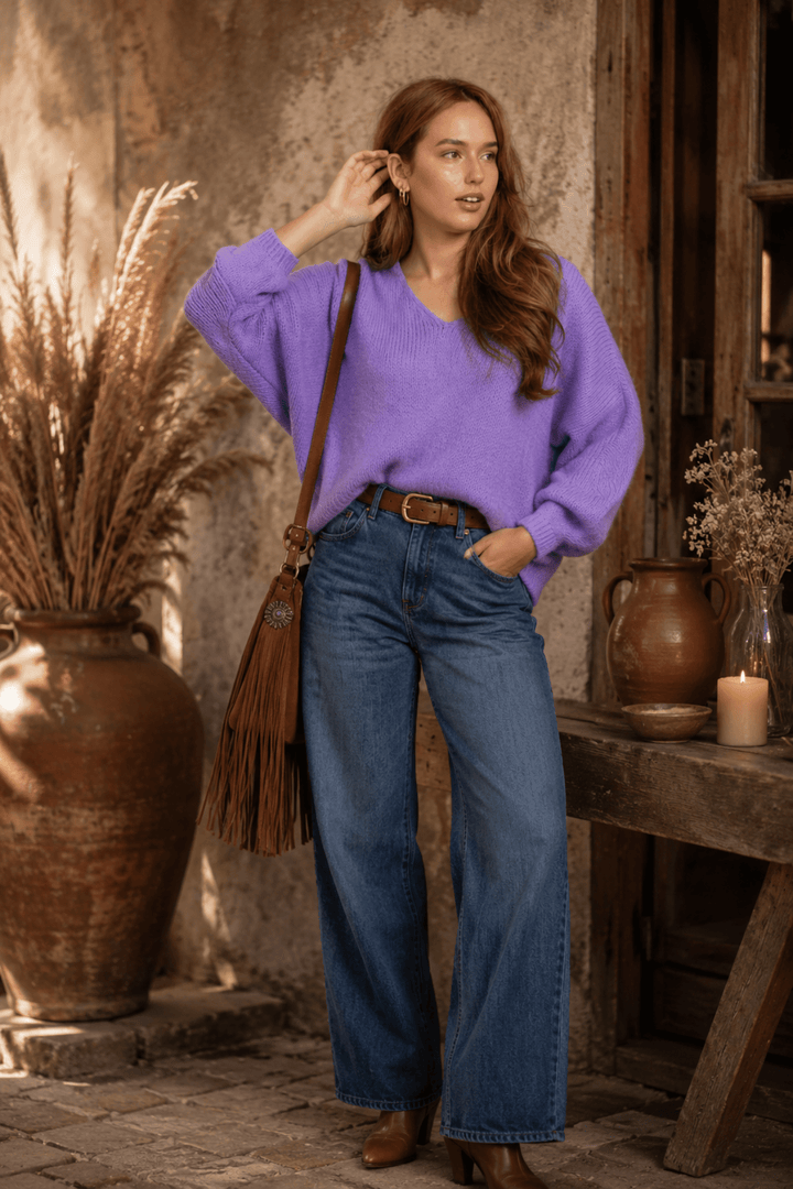 Daria Jumper - Lavender - IC32 - Pizazz BoutiqueThe Italian Cartel