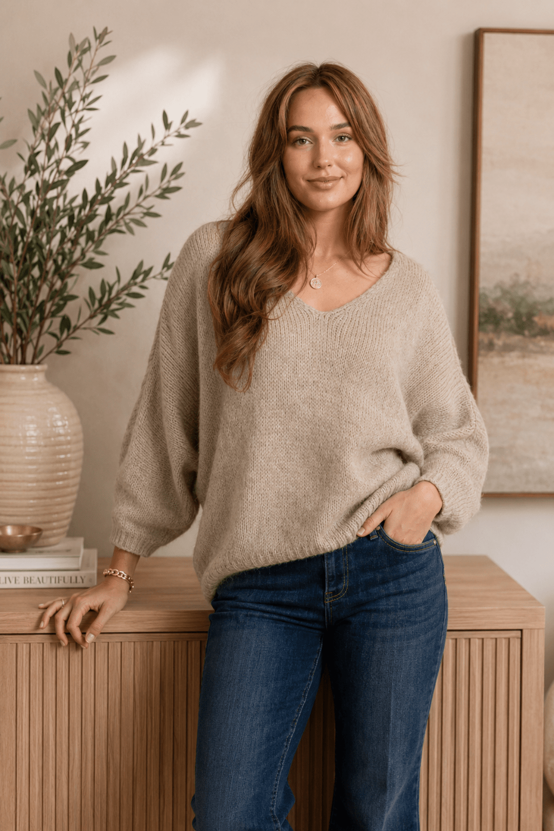 Daria Jumper - Mocha - IC32 - Pizazz BoutiqueThe Italian Cartel