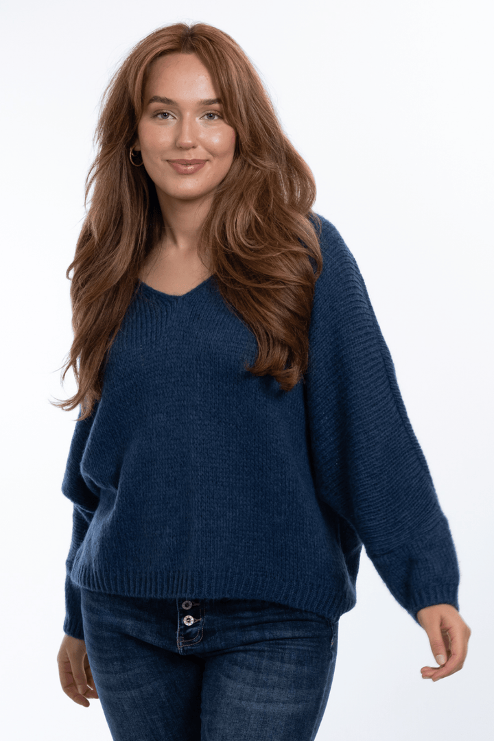 Daria Jumper - Navy - IC32 - Pizazz BoutiqueThe Italian Cartel