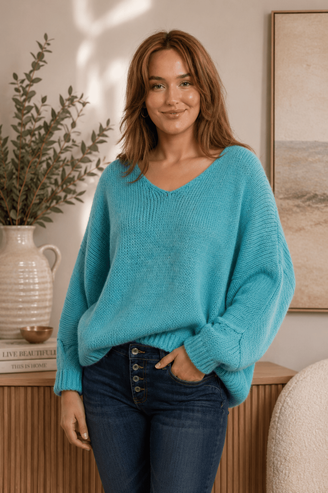Daria Jumper - Seafoam - IC32 - Pizazz BoutiqueThe Italian Cartel