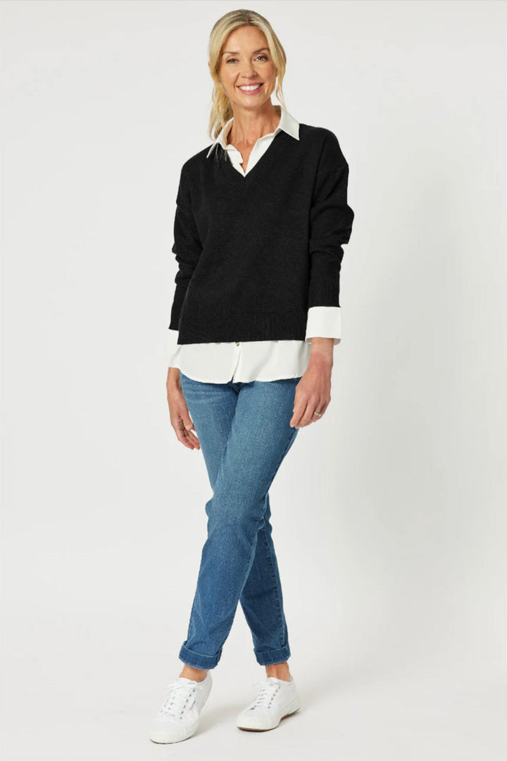 Dee 2 In 1 Jumper - Black - GS14 - Pizazz BoutiqueGordon smith