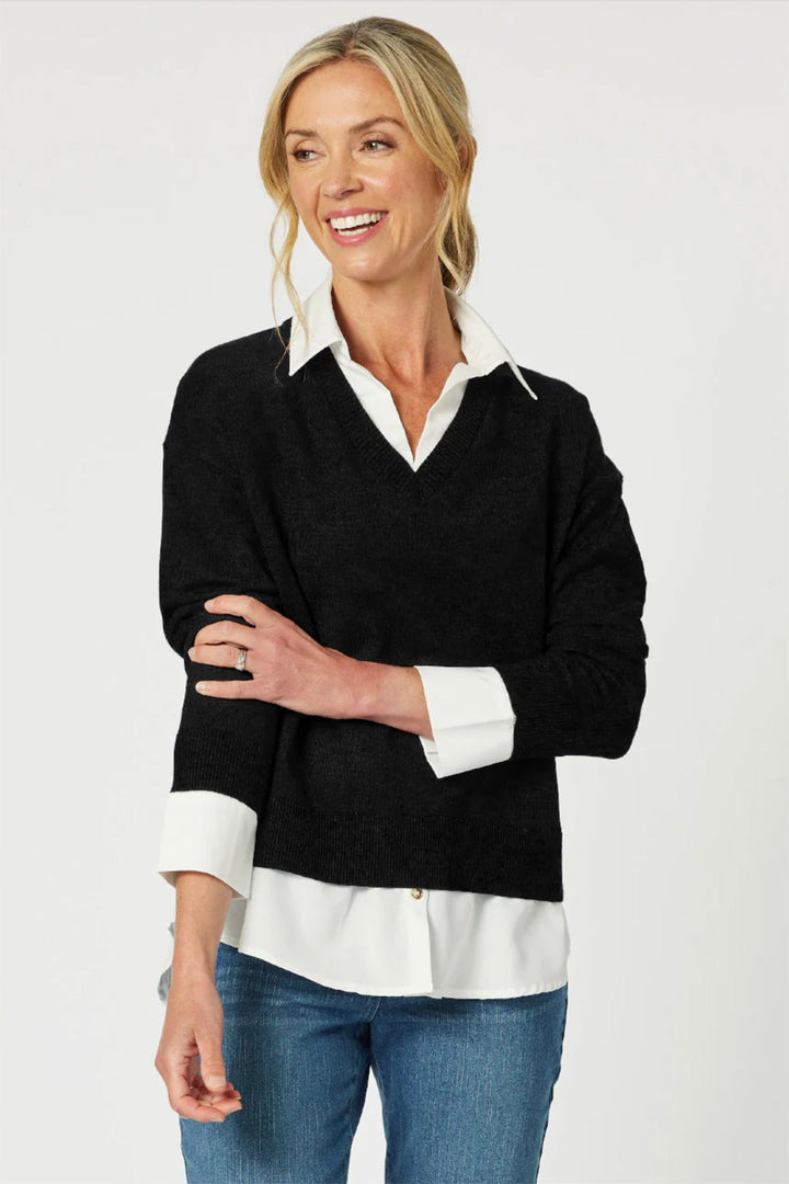 Dee 2 In 1 Jumper - Black - GS14 - Pizazz BoutiqueGordon smith