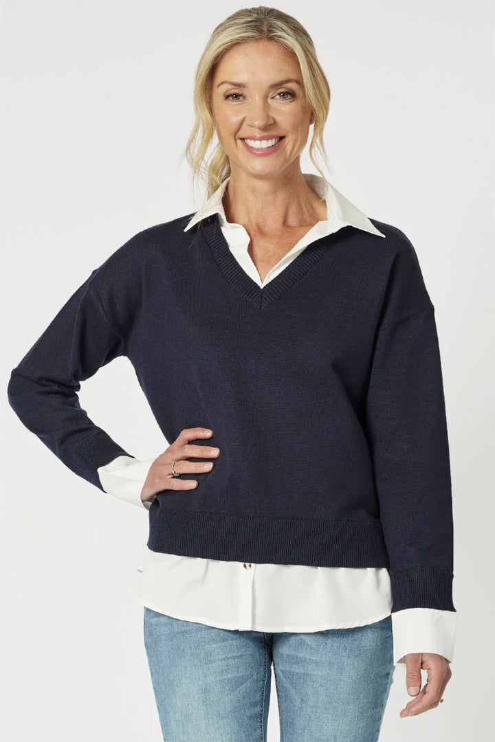 Dee 2 In 1 Jumper - Navy - GS14 - Pizazz BoutiqueGordon smith