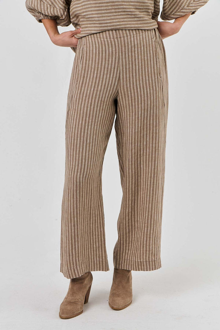 Dee Linen Pant - Gateau - OJ7 - Pizazz BoutiqueNaturals By O & J