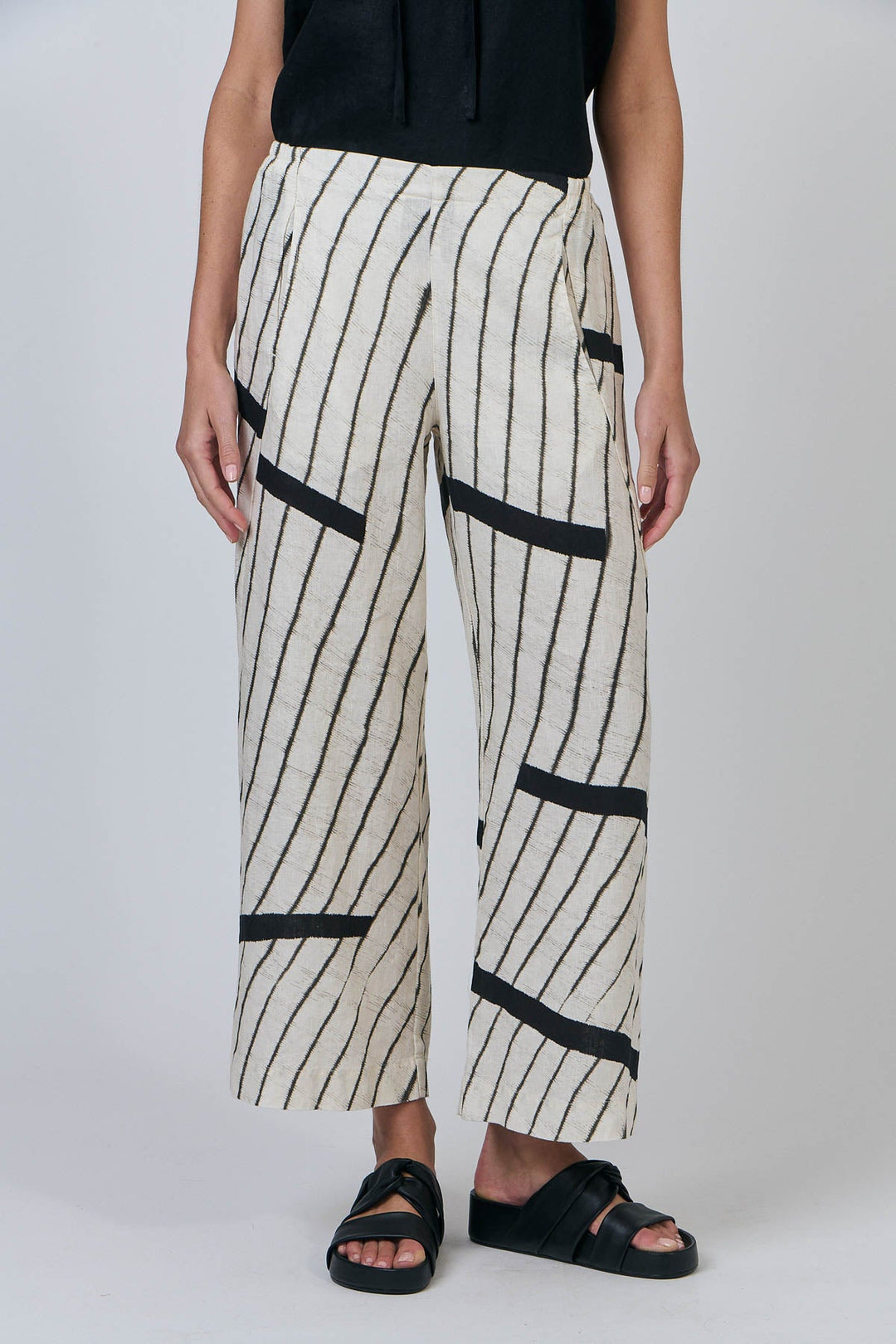 Dee Linen Pant - Isobars - OJ7 - Pizazz BoutiqueNaturals By O & J
