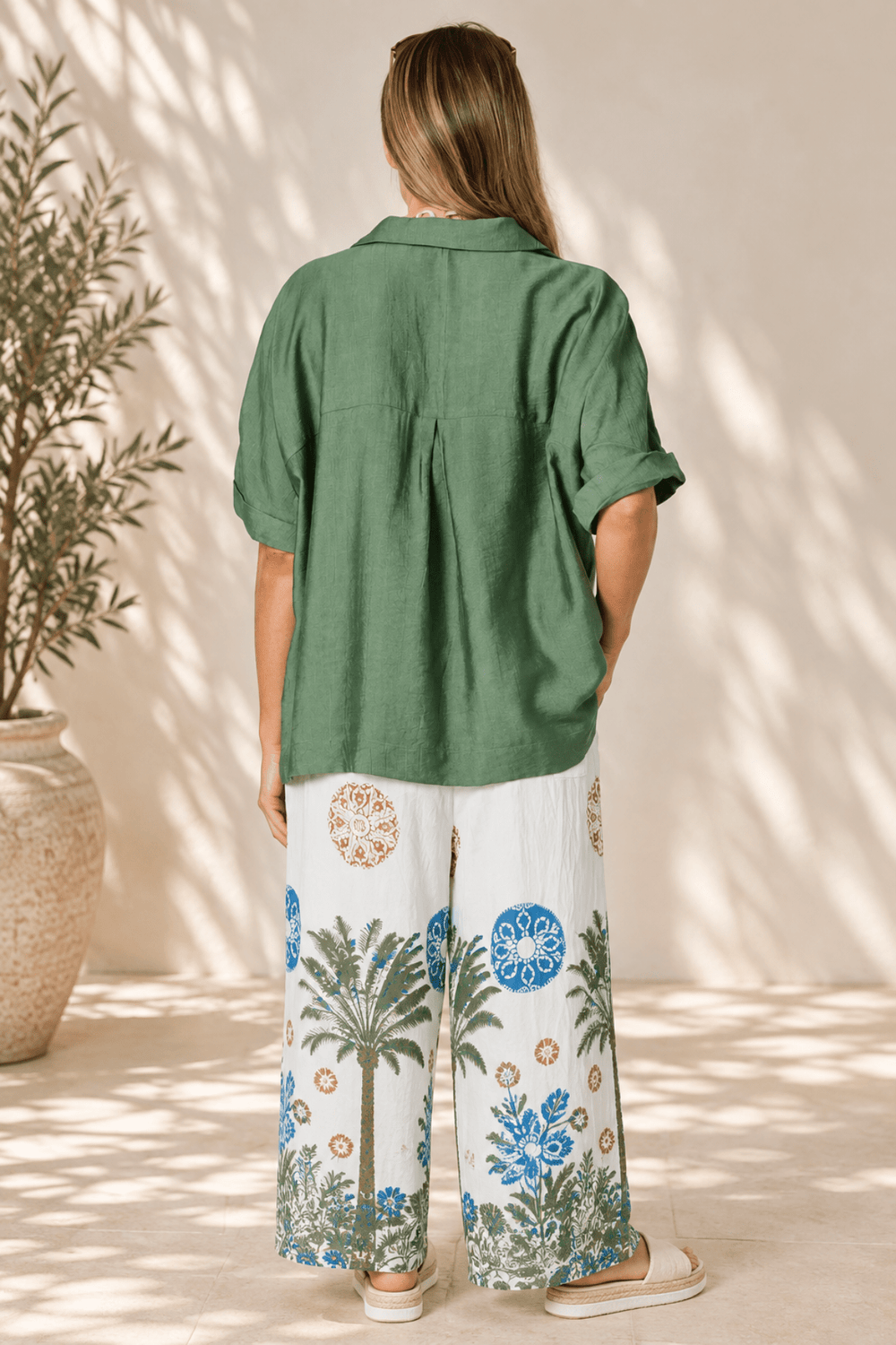 Del Mar Top - Fern - CL16 - Pizazz BoutiqueClarity