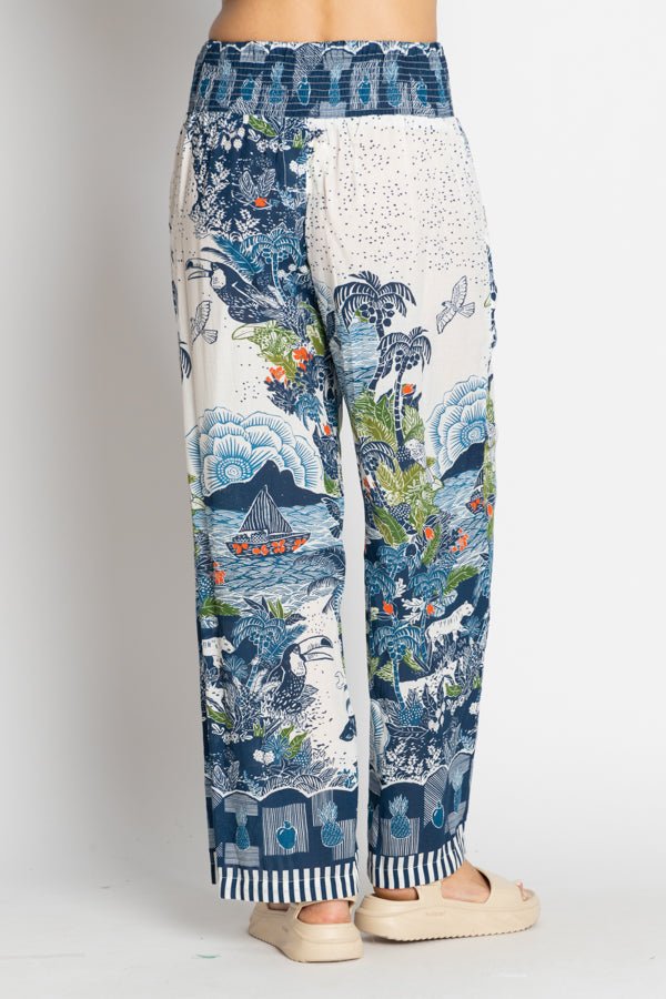 Dita Pant - Ocean - LL47 - Pizazz BoutiqueLula Life