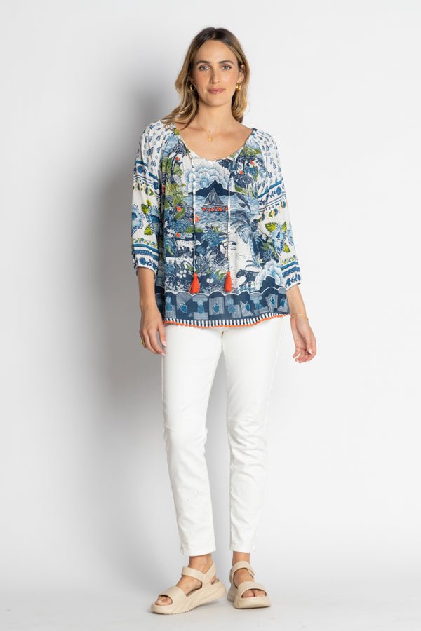 Dita Top - Ocean - LL50 - Pizazz BoutiqueLula Life