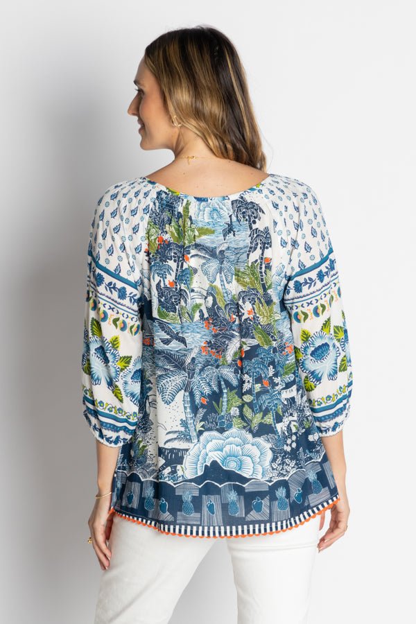 Dita Top - Ocean - LL50 - Pizazz BoutiqueLula Life