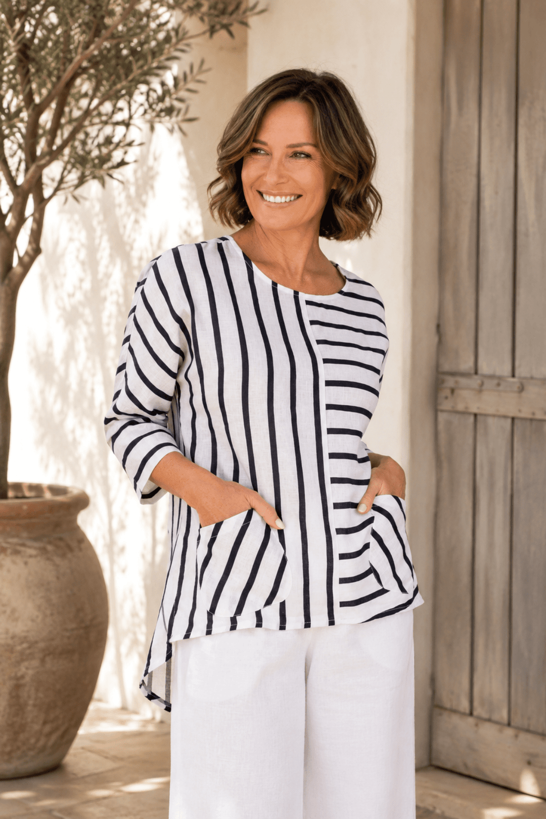 Dolman Linen Top - SS1 - Pizazz BoutiqueSee Saw