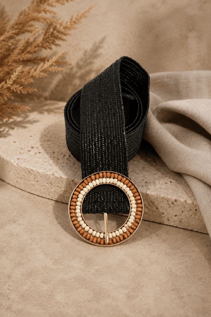Double Row Bead Belt - AD54 - Pizazz BoutiqueAdorne