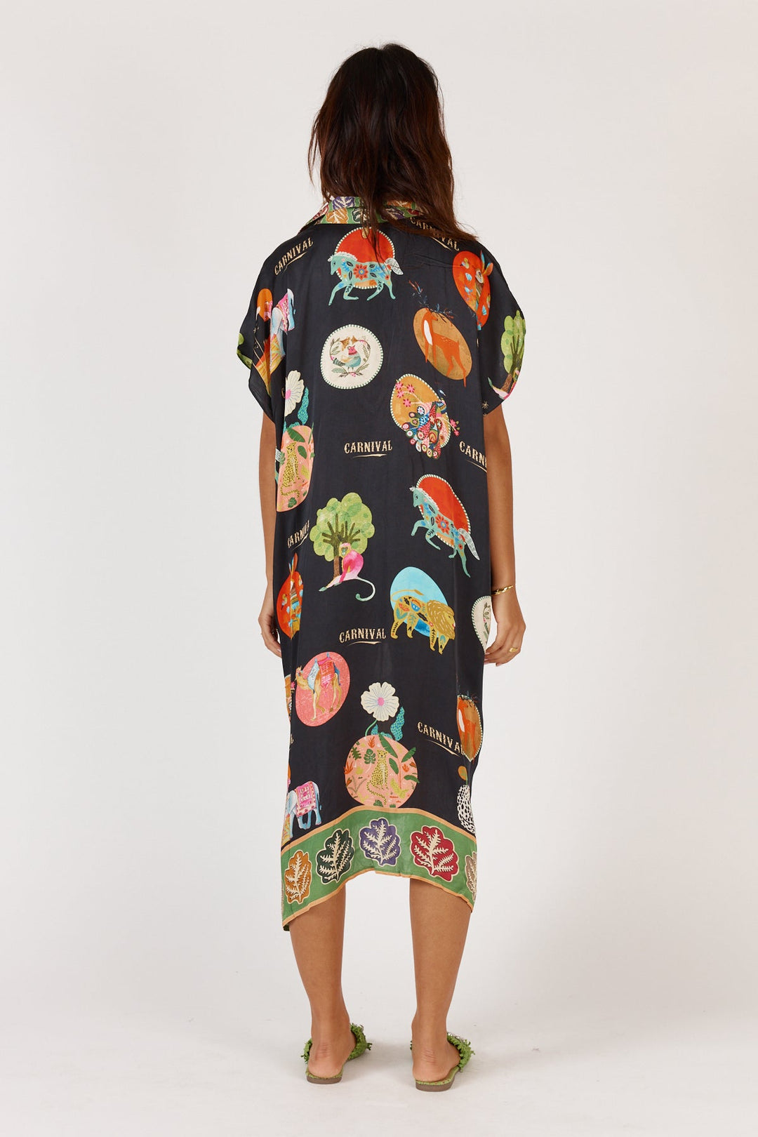 Down Under Kaftan - Black - RY32 - Pizazz BoutiqueRubyyaya