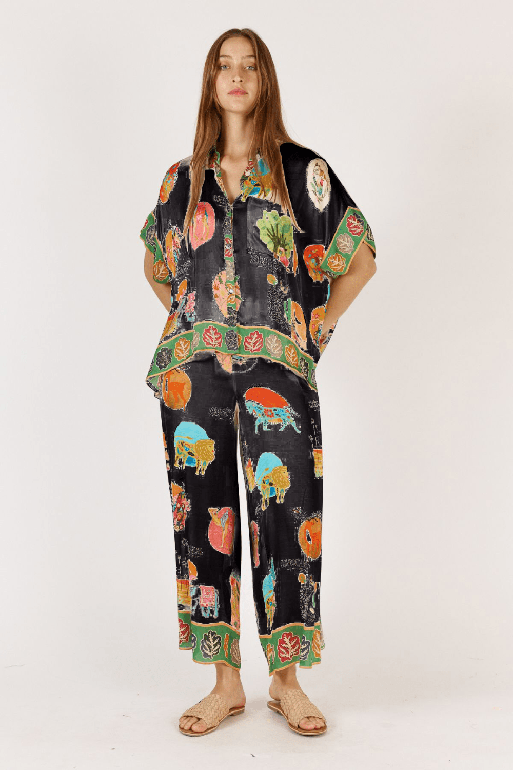 Down Under Shirt - Black - RY34 - Pizazz BoutiqueRubyyaya