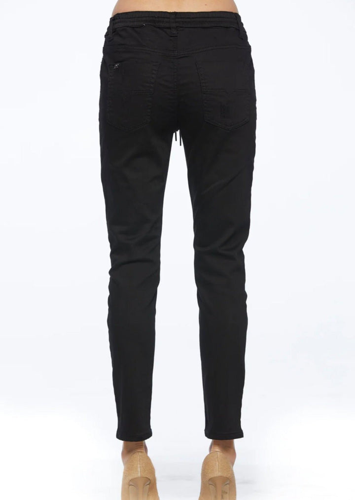 Dundee Hybrid Jogger Jeans - Black - NLJ7 - Pizazz BoutiqueNew London Jeans