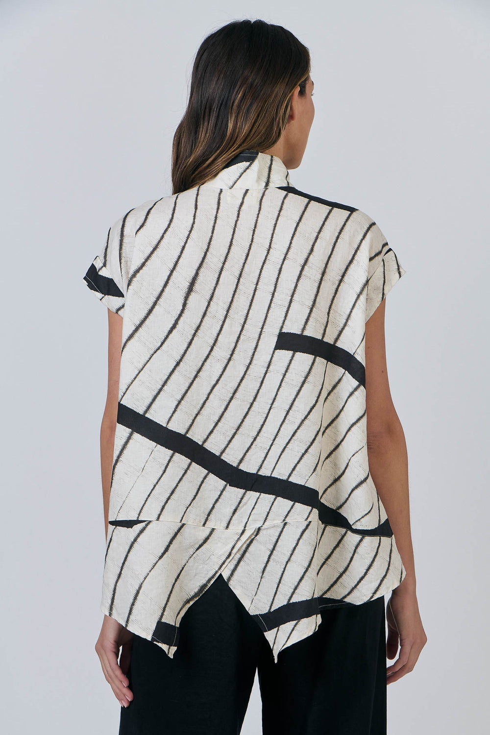 Dylan Linen Shirts - Isobars - OJ19 - Pizazz BoutiqueNaturals By O & J