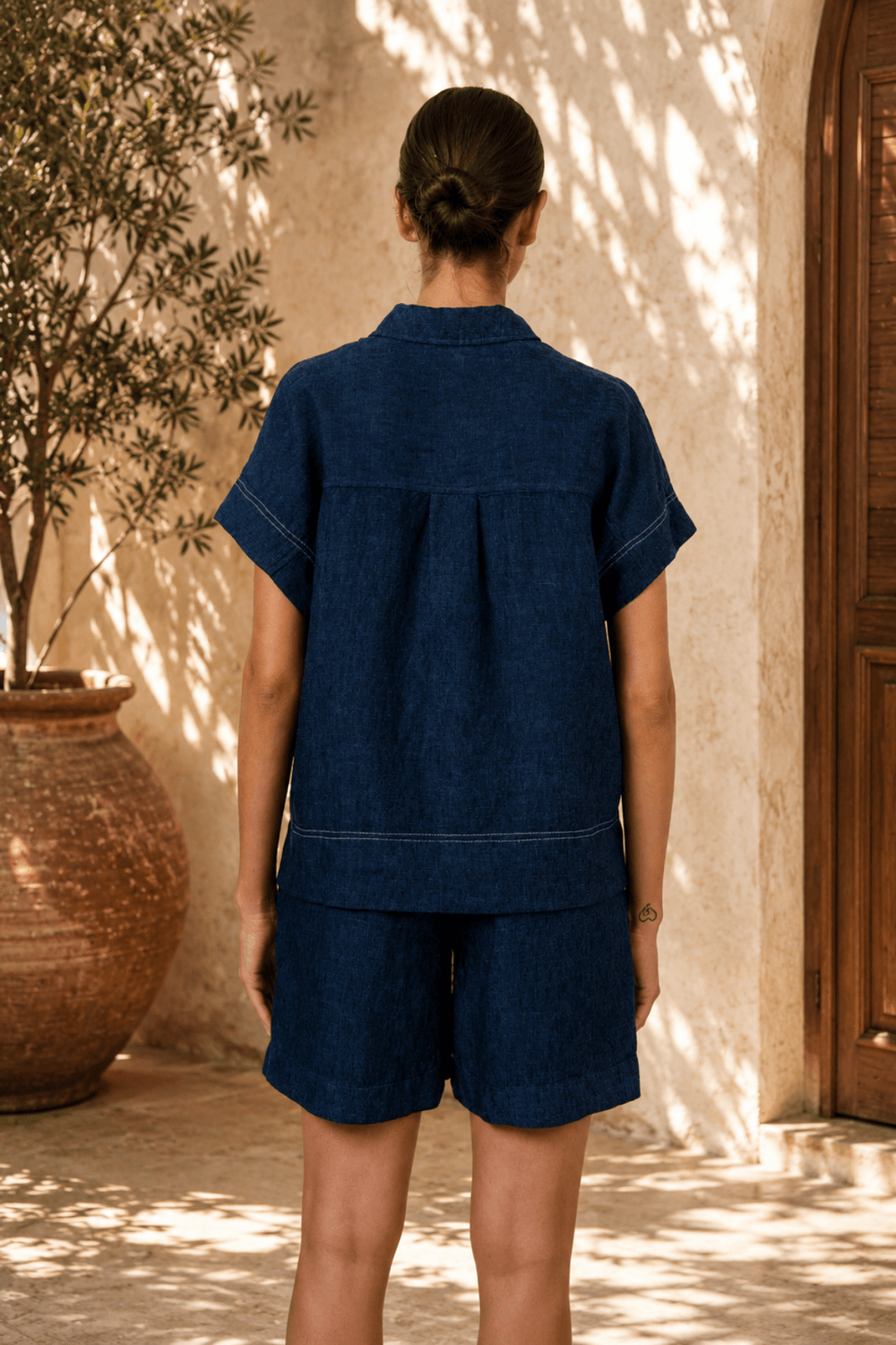 Eclipse Linen Shirt - OJ97 - Pizazz BoutiqueNaturals By O & J