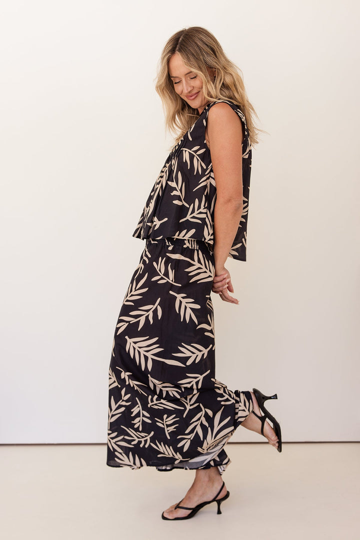 Elastic Waist Wide Leg Pant - Leaf - SS1 - Pizazz BoutiqueSee Saw