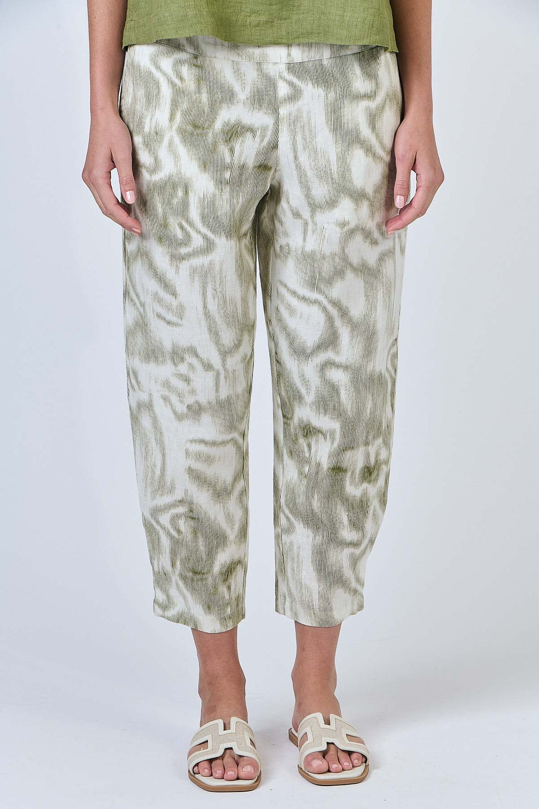Eliza Linen Pant - Ripple - OJ59 - Pizazz BoutiqueNaturals By O & J