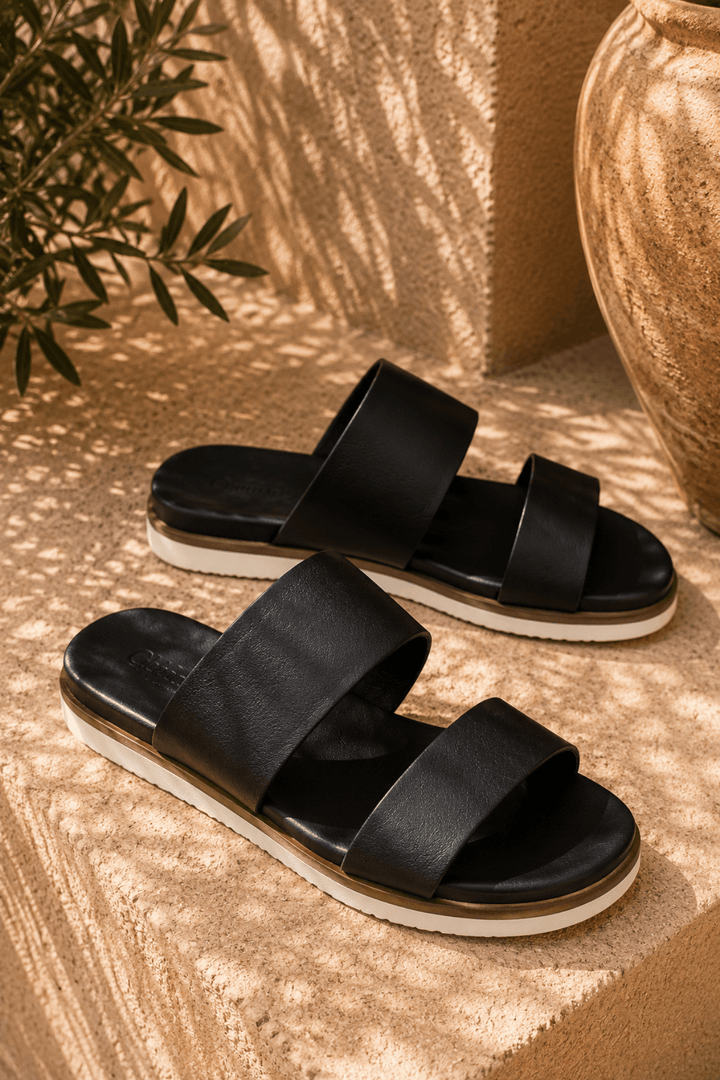 Eliza Slide - Black - C27 - Pizazz BoutiqueCabello