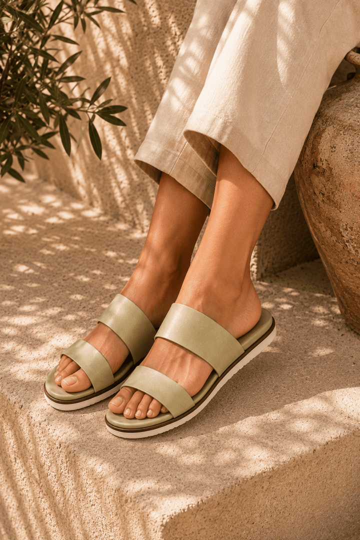 Eliza Slide - Pistachio - C27 - Pizazz BoutiqueCabello