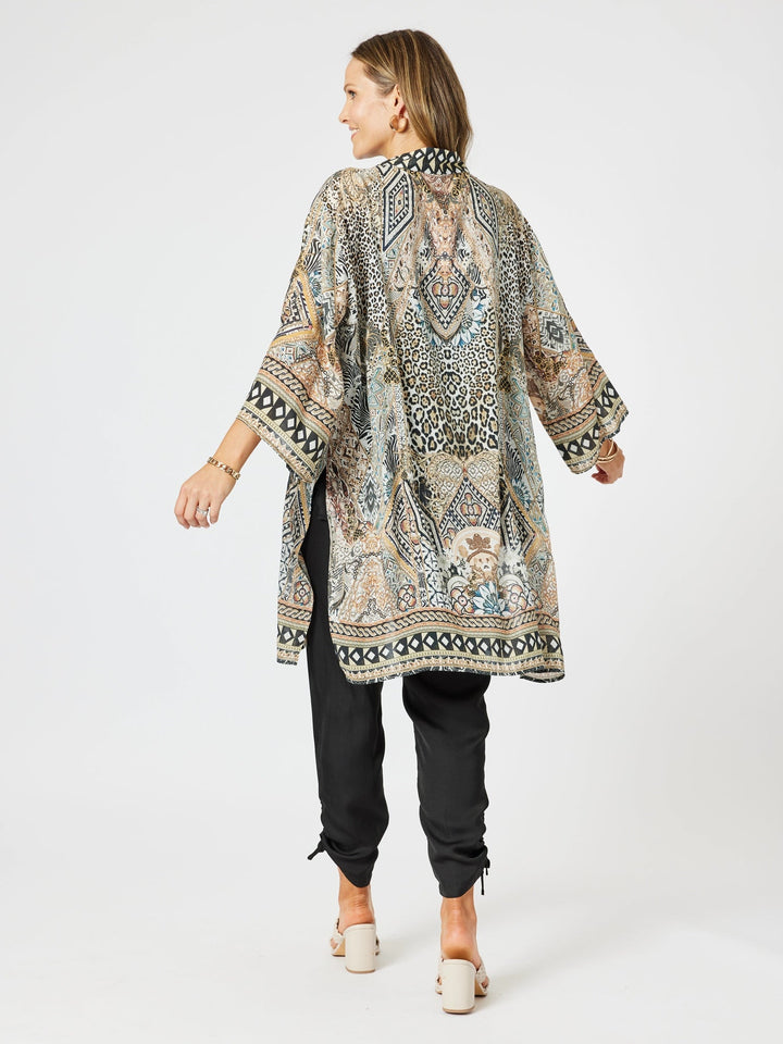 Emerson Kimono - Animal - HV25 - Pizazz BoutiqueHammock & Vine