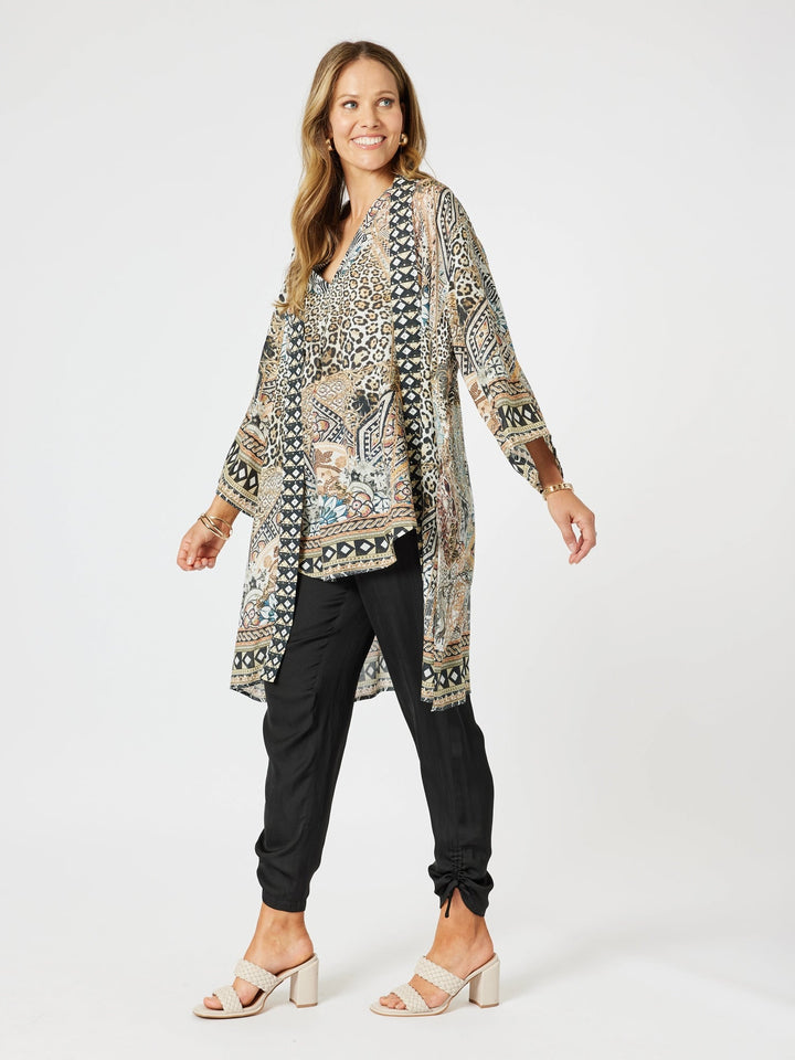 Emerson Kimono - Animal - HV25 - Pizazz BoutiqueHammock & Vine