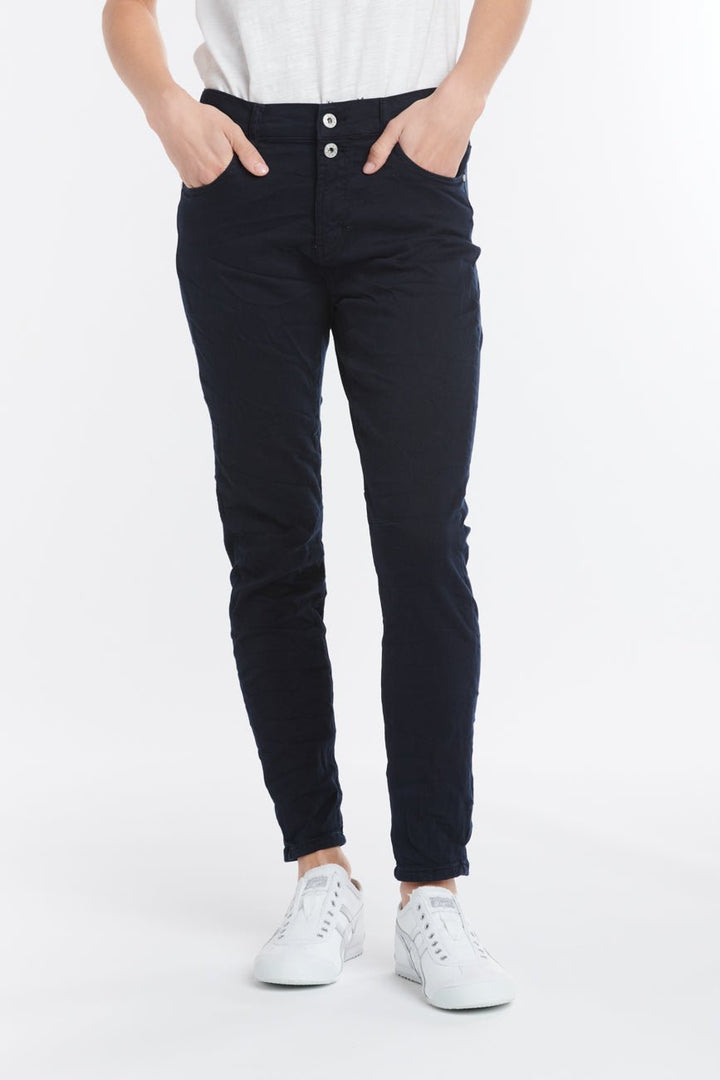 Emma Stretch Jeans - Black - IS5 - Pizazz BoutiqueItalian Star