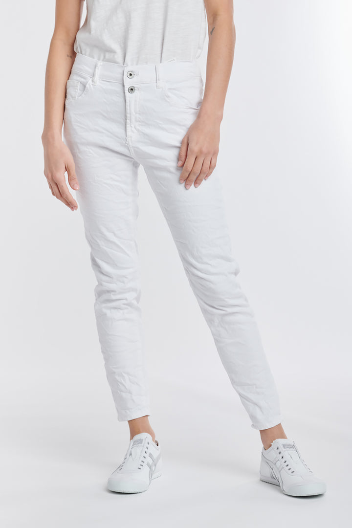 Emma Stretch Jeans | White | IS5