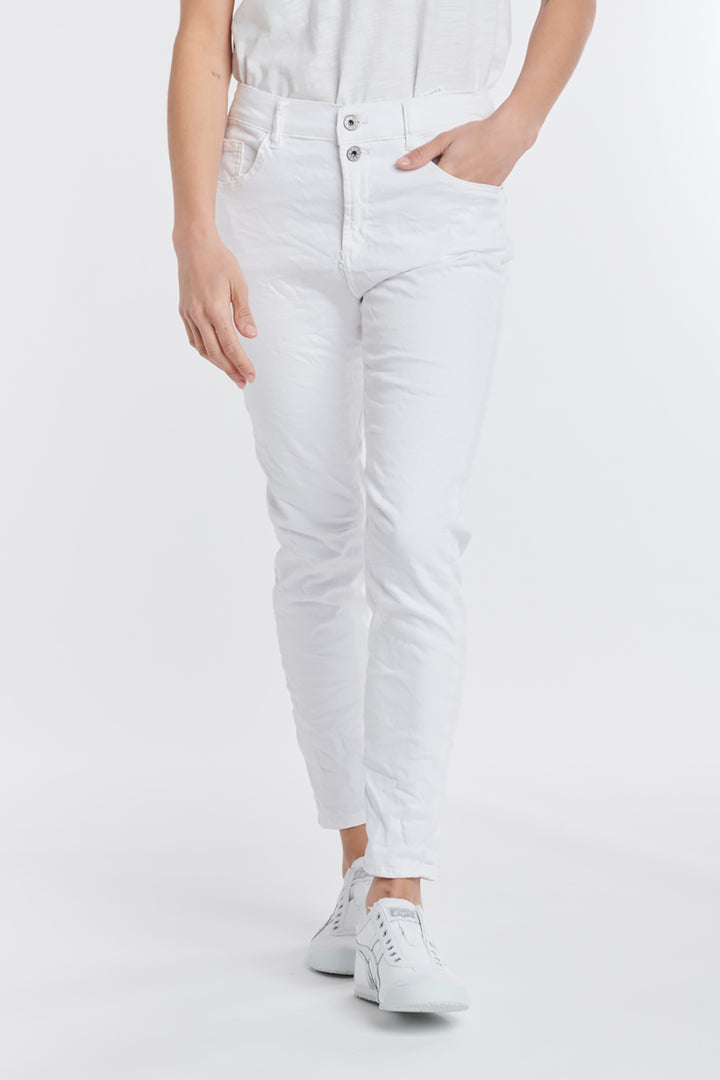 Emma Stretch Jeans | White | IS5