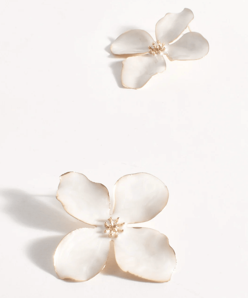 Enamel Floral Earring - AD54 - Pizazz BoutiqueAdorne