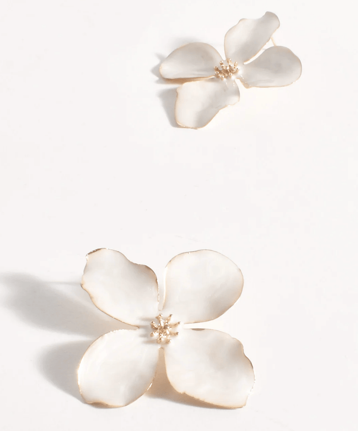 Enamel Floral Earring - AD54 - Pizazz BoutiqueAdorne