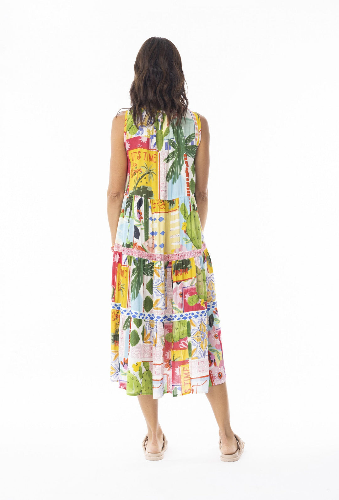 Erica Layer Dress - Print - EP21 - Pizazz BoutiqueEscape by OQ