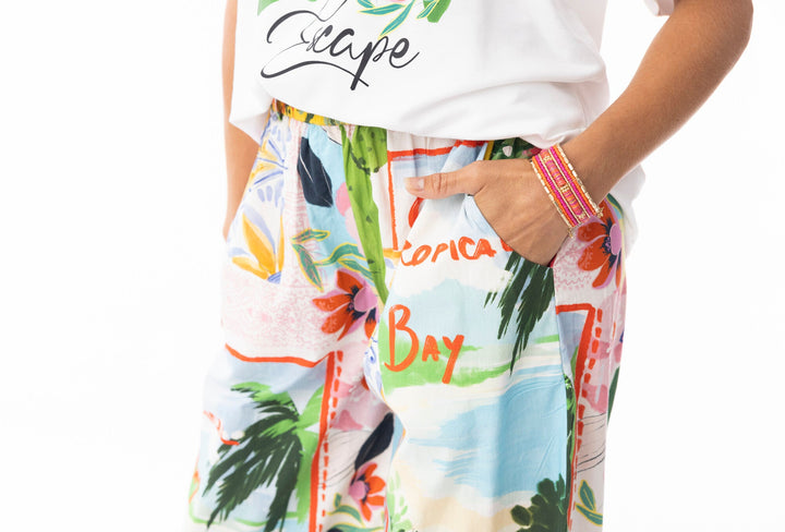 Erica Pant - Print - EP19 - Pizazz BoutiqueEscape by OQ