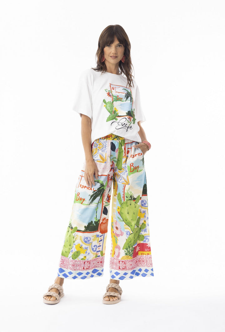 Erica Pant - Print - EP19 - Pizazz BoutiqueEscape by OQ