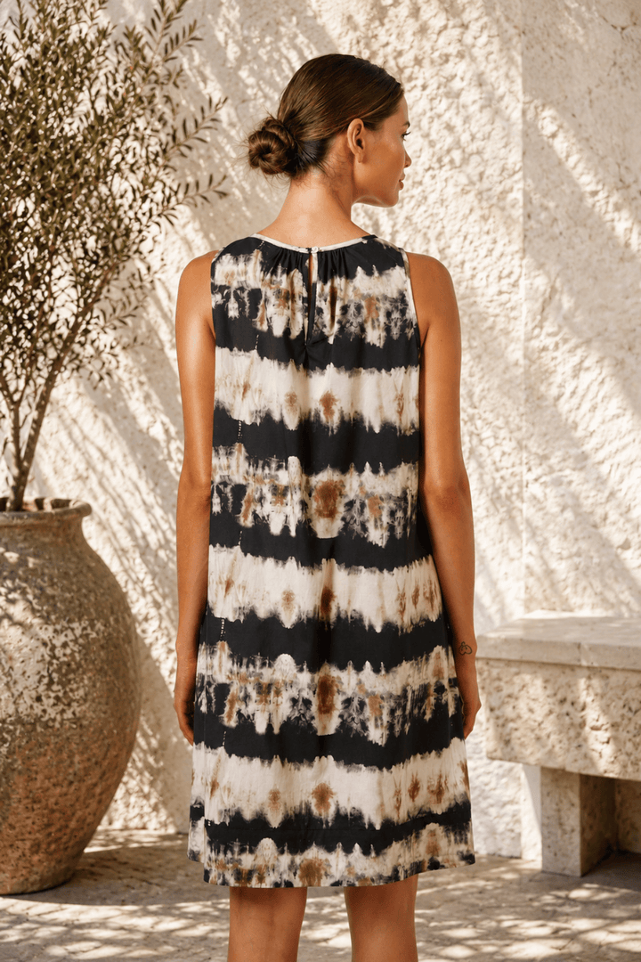 Eruption Poplin Dress - OJ86 - Pizazz BoutiqueNaturals By O & J