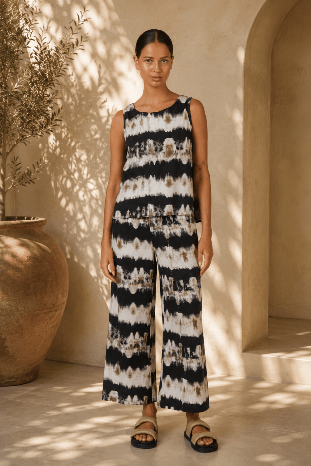 Eruption Poplin Pant - OJ88 - Pizazz BoutiqueNaturals By O & J