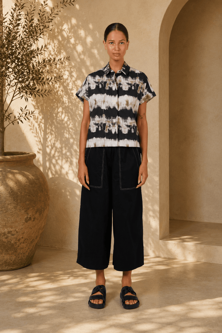 Eruption Poplin Shirt -OJ87 - Pizazz BoutiqueNaturals By O & J