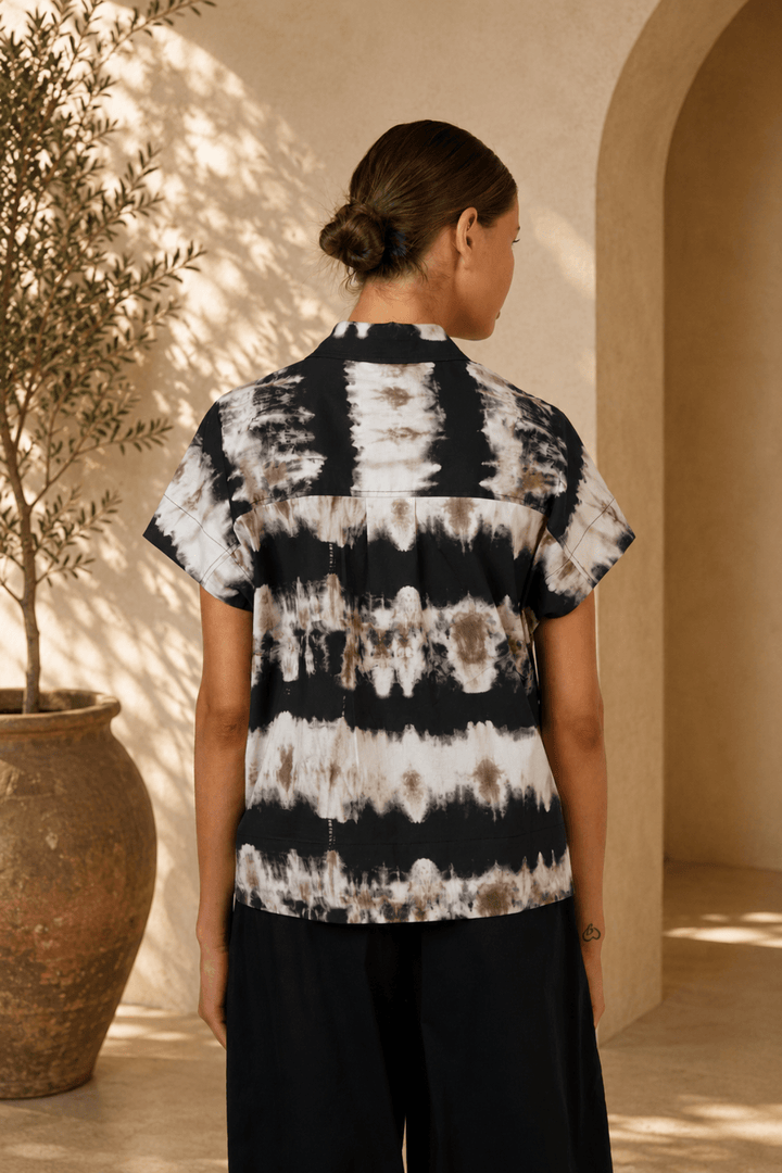Eruption Poplin Shirt -OJ87 - Pizazz BoutiqueNaturals By O & J