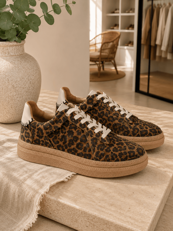 Eslyn Leopard Sneaker - C20 - Pizazz BoutiqueCabello