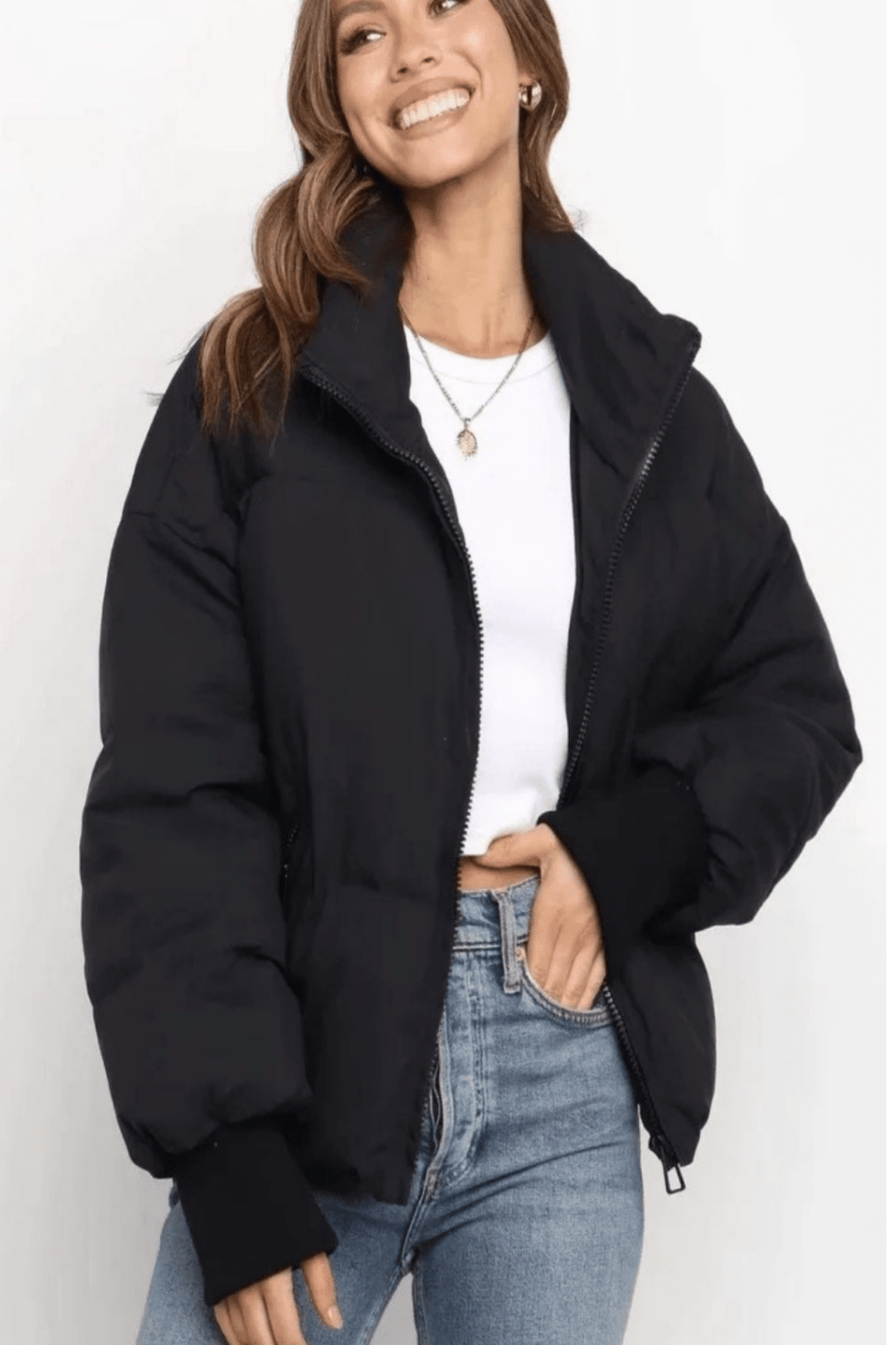Evelyn Puffer Jacket - Black - MF3 - Pizazz BoutiqueMutig