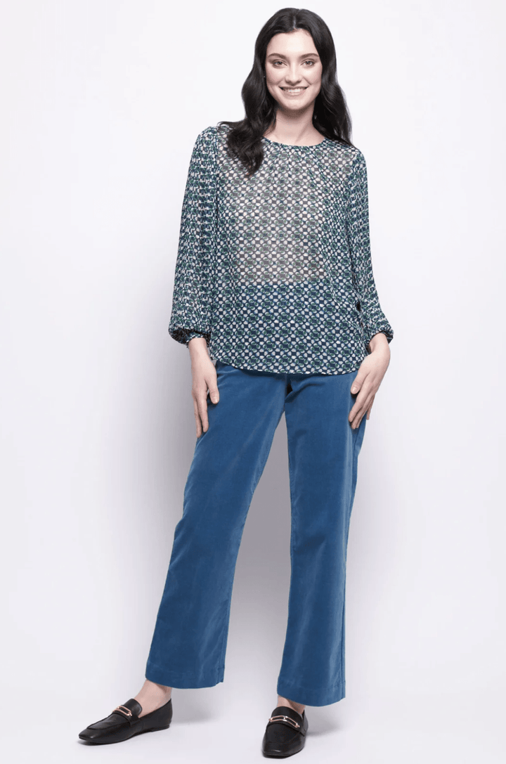 Fancy Pants - Retro Blue - F14 - Pizazz BoutiqueFoil