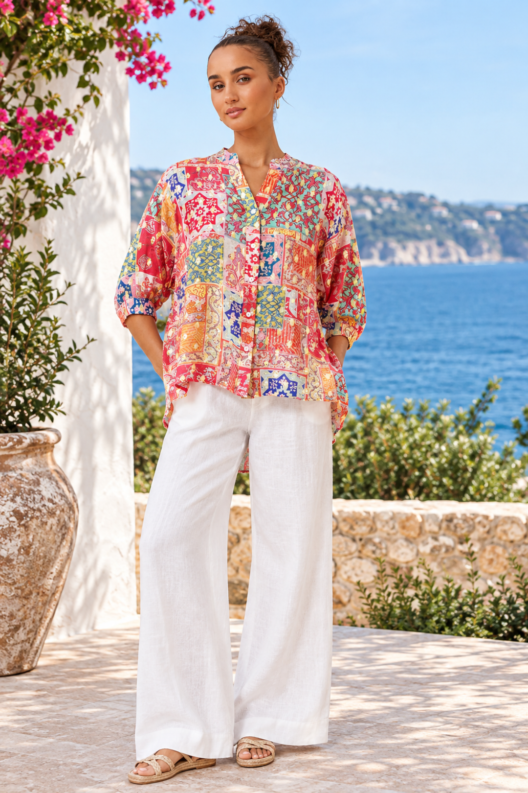 Fiesta Shirt - CK71 - Pizazz BoutiqueCaroline Morgan