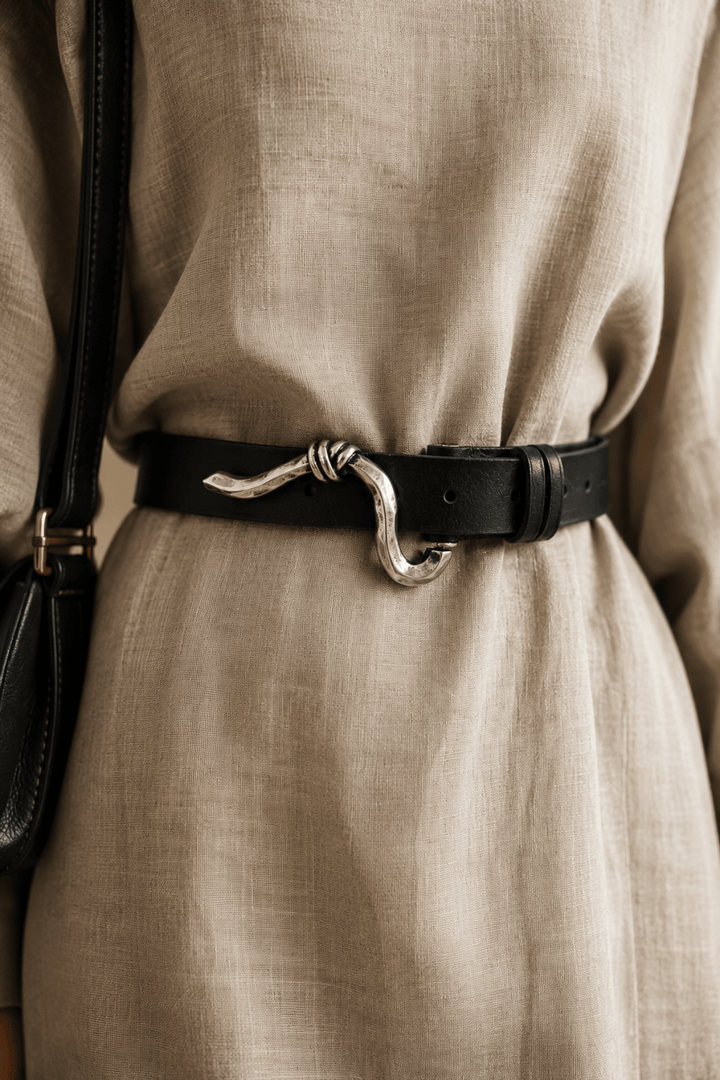 Fiona Belt - Taupe - BB9 - Pizazz BoutiqueB Belt