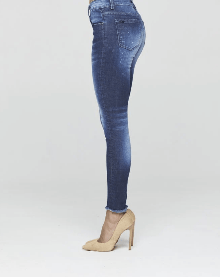 Fleck Indigo Jean - NLJ9 - Pizazz BoutiqueNew London Jeans